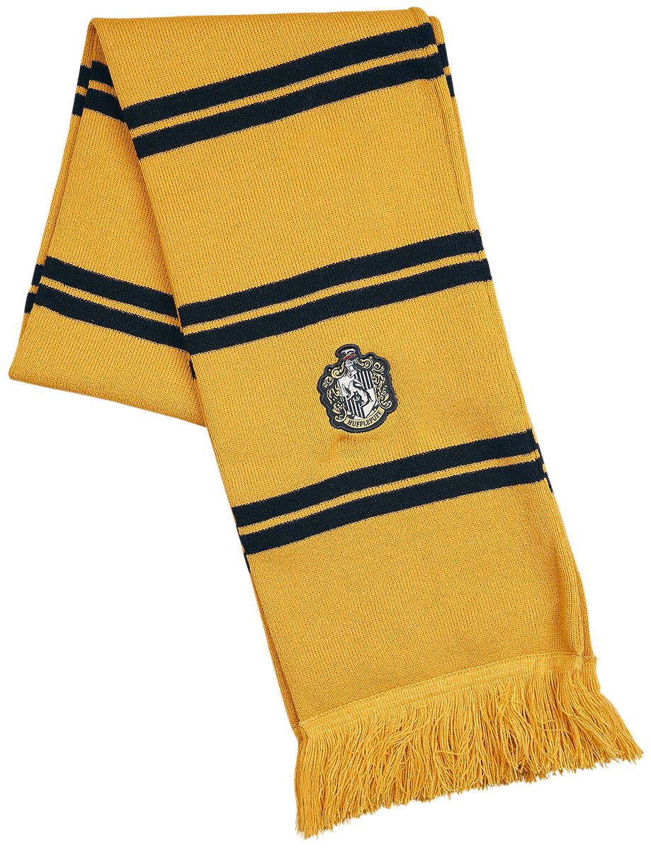 Merchoid Écharpe Harry Potter Maison Poufsouffle - Écharpe officielle  Warner Bros Poudlard Ultra Douce, jaune, taille unique : : Mode