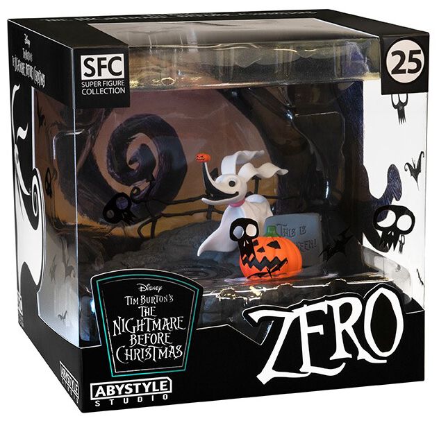 Figurine Jack Skellington And Zero With Three / L'Etrange Noel De